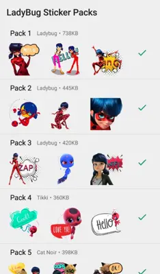 Ladybug Stickers For Whatsapp - WAStickerApps android App screenshot 0