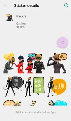 Ladybug Stickers For Whatsapp - WAStickerApps android App screenshot 1