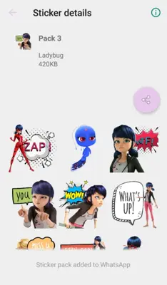 Ladybug Stickers For Whatsapp - WAStickerApps android App screenshot 2