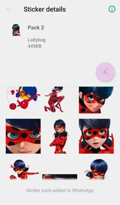 Ladybug Stickers For Whatsapp - WAStickerApps android App screenshot 3